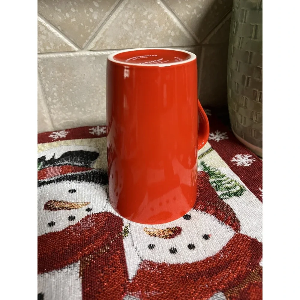 Starbucks Mug Starbucks Red Tall Mug Snow Coffee Mug Hot Chocolate Mug